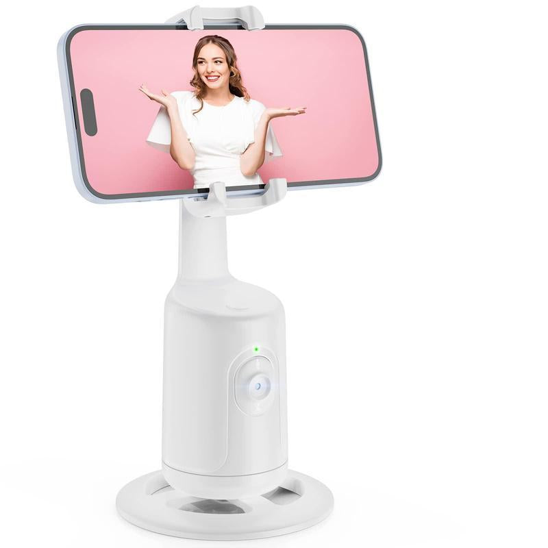 360° Auto Face Tracking Gimbal Stabilizer for Phones, Vlogging & Video Recording